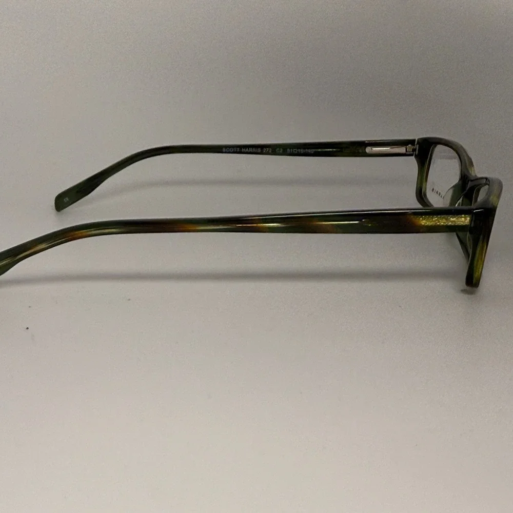 Scott Harris 272 C2 Eyeglasses Green‎ Tortoise Rectangular Frames 51-16-140
